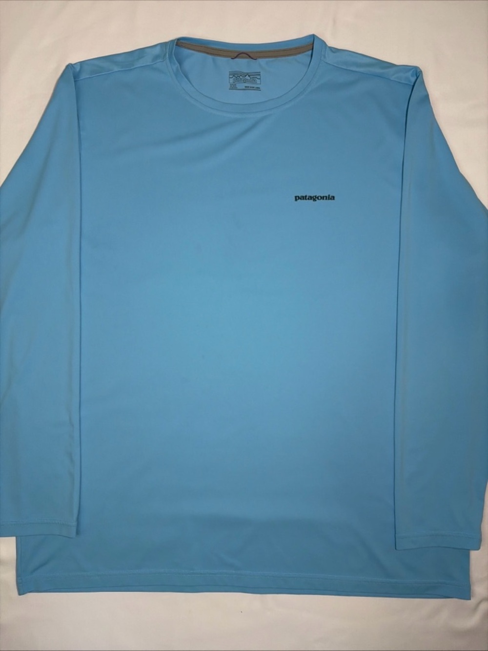 Patagonia Shirt Mens XXL 2XL Blue Long Sleeve Performance Fishing